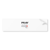 Pray For Boston Bumper Sticker