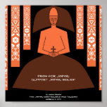 PRAY FOR JAPAN SUPPORT JAPAN RELIEF POSTER