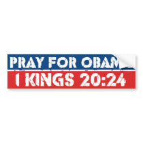 Pray for Obama Bumper Sticker