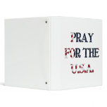 Pray for the U.S.A. 3 Ring Binders