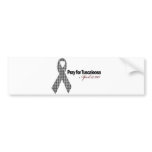 Pray For Tuscaloosa Alabama (Houndstooth) Bumper Sticker