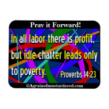 PRAY IT FORWARD Agrainofmustardseed.com Magnet