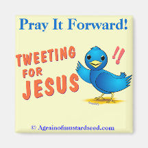 PRAY IT FORWARD Agrainofmustardseed.com Magnet