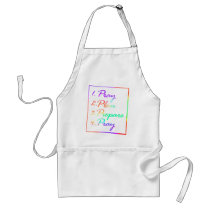 Pray, Plan, Prepare, Pray aprons