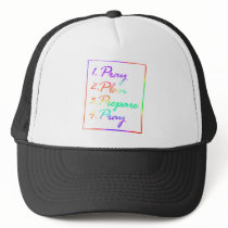 Pray, Plan, Prepare, Pray hats