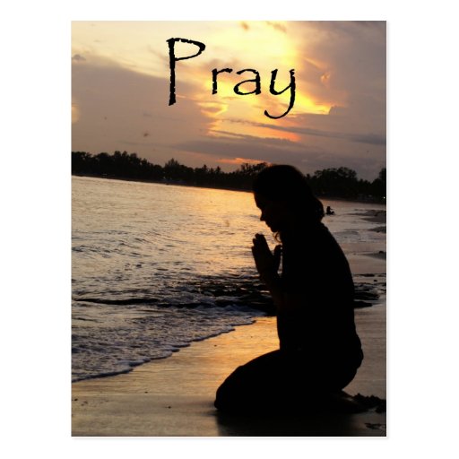 Pray Post Card