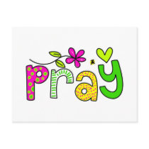 Pray postcards