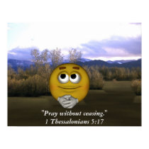 "Pray without ceasing." Poster posters