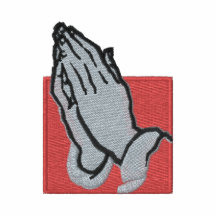 PRAYER 3 EMBROIDERED HOODED SWEATSHIRT