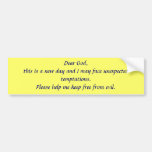 Prayer Bumper Sticker