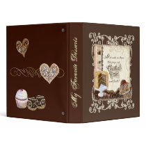 Prayer & Chocolate Woman's Recipe Binder