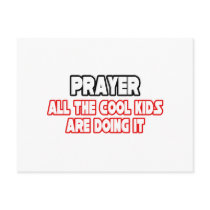 Prayer...Cool Kids postcards by Christianity_Shirts Prayer...Cool Kids postcards