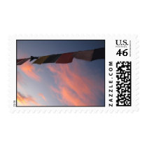 Prayer Flag Sunrise postage
