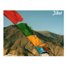 Prayer flags postcard