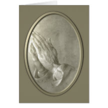 Prayer Hands Greeting Cards