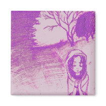 prayer in purple magnet by joacreations prayer in purple magnet