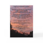 Prayer of Alzheimer's Sufferer Greeting Card