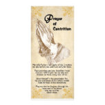 Prayer of Contrition Rack Card rack cards