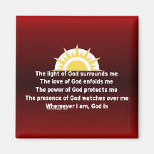 Prayer of Protection Magnets