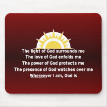 Prayer of Protection Mouse Pads
