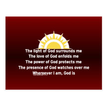 Prayer of Protection Post Cards