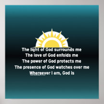 Prayer of Protection Posters