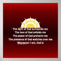 Prayer of Protection Poster