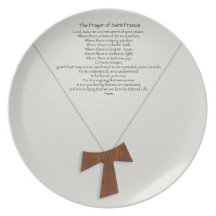 Prayer of Saint Francis Plates