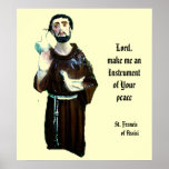 Prayer of Saint Francis posters