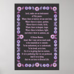 PRAYER OF ST FRANCIS PRINT