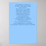 Prayer of St. Francis Poster