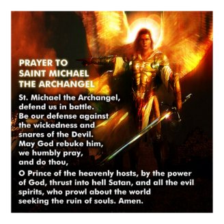 Prayer of St. Michael Print