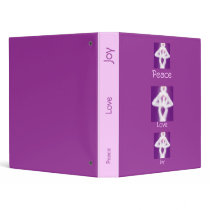 Prayer, Prayer, Prayer, Peace, Love, Joy binders by Gandhali Prayer, Prayer, Prayer, Peace, Love, Joy binders