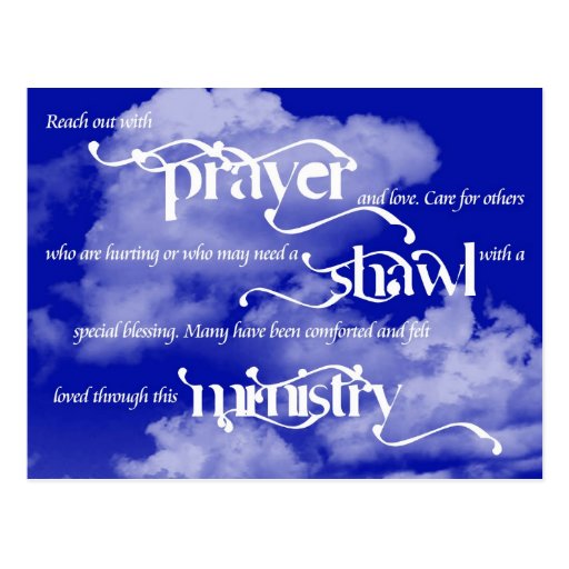 Prayer Shawl Ministry Post Card | Zazzle