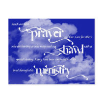 Prayer Shawl Ministry Post Card postcards by DesignsbyLisa Prayer Shawl Ministry Post Card postcards