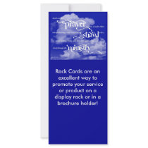 prayer shawl Ministry, Rack Card template