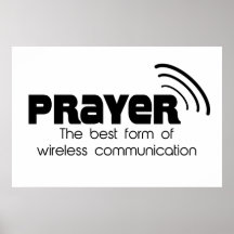 Prayer the Best Form of Communication Poster