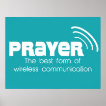Prayer the Best Form of Communication Poster