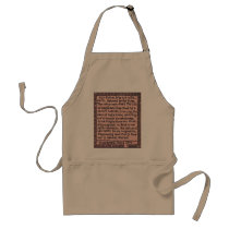 Prayer the Brontës' Father Taught Us - Apron by ScriptoriumEmporium Prayer the Brontës' Father Taught Us - Apron