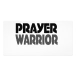 prayer warrior custom photo card