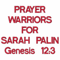 PRAYER WARRIORSFORSARAH PALINGenesis 12:3 embroidered shirts by prayerwarriorsp PRAYER WARRIORSFORSARAH PALINGenesis 12:3 embroidered shirts