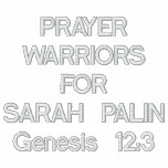 PRAYER WARRIORSFORSARAH PALINGenesis 12:3 Embroidered Polo Shirt