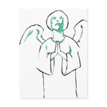 Praying Angel Postcard