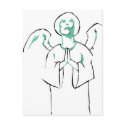 Praying Angel Postcard