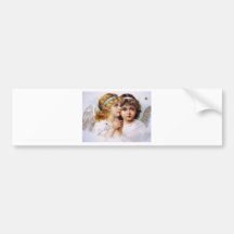 Praying angels children bumper sticker