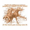 Praying at horse races t-shirts