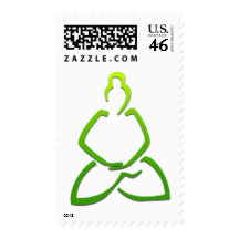 Praying Buddha Postage Stamps