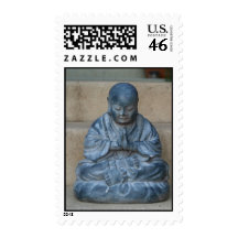 Praying Buddha postage stamps