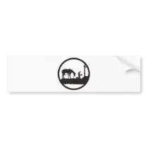 praying cowboy bumper sticker