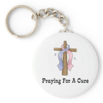 Praying For A Cure Keychain